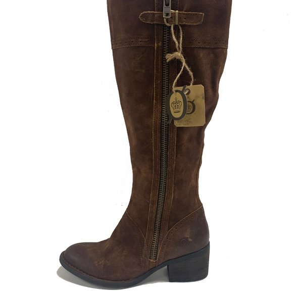 Born POLY in Rust Wide Calf - Picture 3 of 4